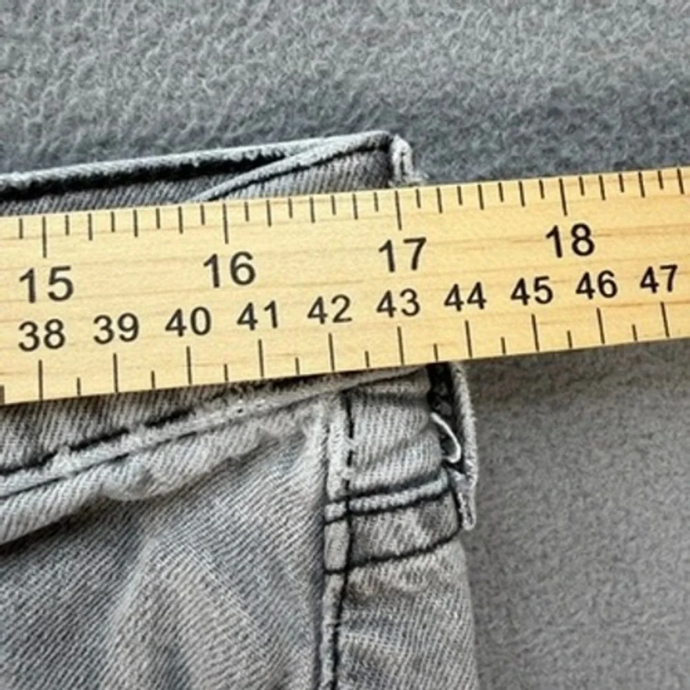 Levis 514 Jeans Straight Fit 34x34 (FIT 34x31) Gray Denim Stretch Casual Classic
